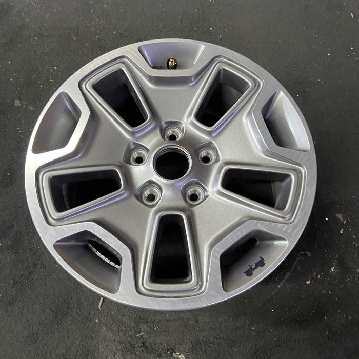 17" WRANGLER 13 17x7.5 10 hole w/machined accent gray Original OEM Wheel Rim - View 8