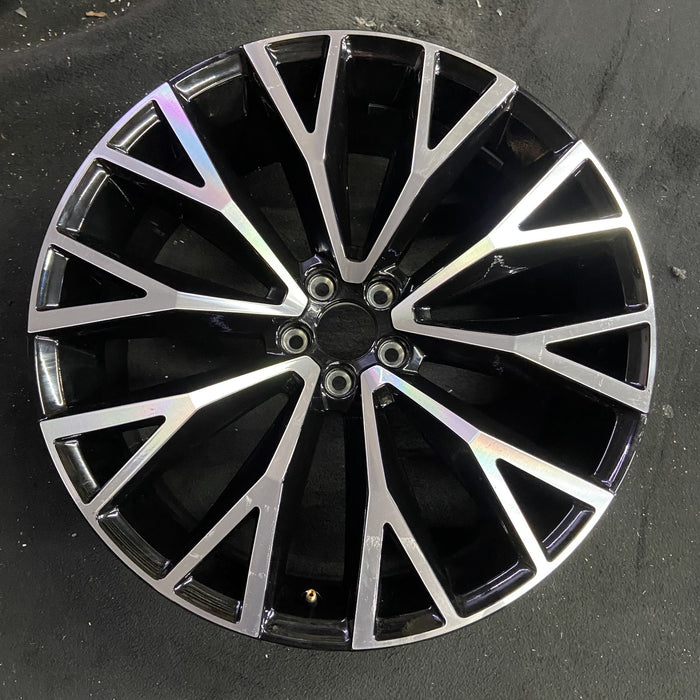 22" VOLVO XC60 18-20 22x9 , 10 Y spoke Original OEM Wheel Rim - Angle View