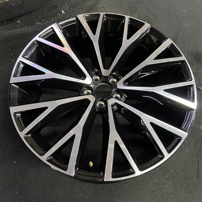 22" VOLVO XC60 18-20 22x9 , 10 Y spoke Original OEM Wheel Rim - Side Profile