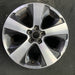 17" XV CROSSTREK 14-15 17x7 , machined face Original OEM Wheel Rim - Angle View