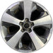 17" XV CROSSTREK 14-15 17x7 , machined face Original OEM Wheel Rim - Front View