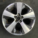 17" XV CROSSTREK 14-15 17x7 , machined face Original OEM Wheel Rim - Angle View
