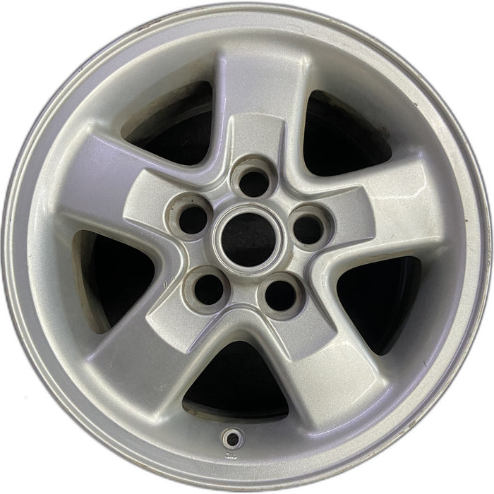 16" LAND ROVER 02 , alloy , 16x8 , 5 cut out spokes Original OEM Wheel Rim