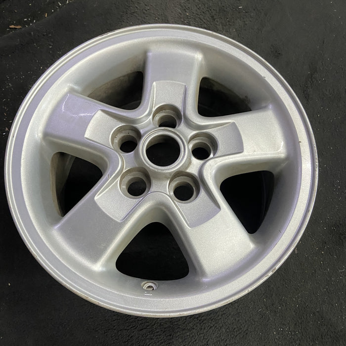 16" LAND ROVER 02 , alloy , 16x8 , 5 cut out spokes Original OEM Wheel Rim