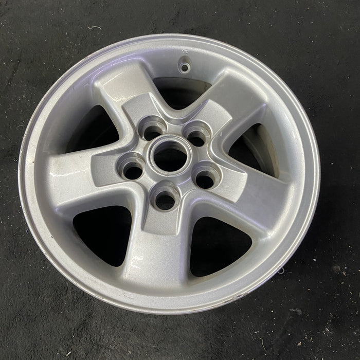 16" LAND ROVER 02 , alloy , 16x8 , 5 cut out spokes Original OEM Wheel Rim