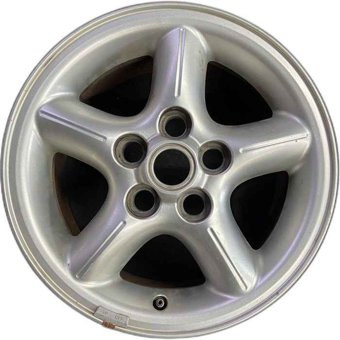 16" LAND ROVER 02 , alloy , 16x8 , 5 grooved spokes Original OEM Wheel Rim