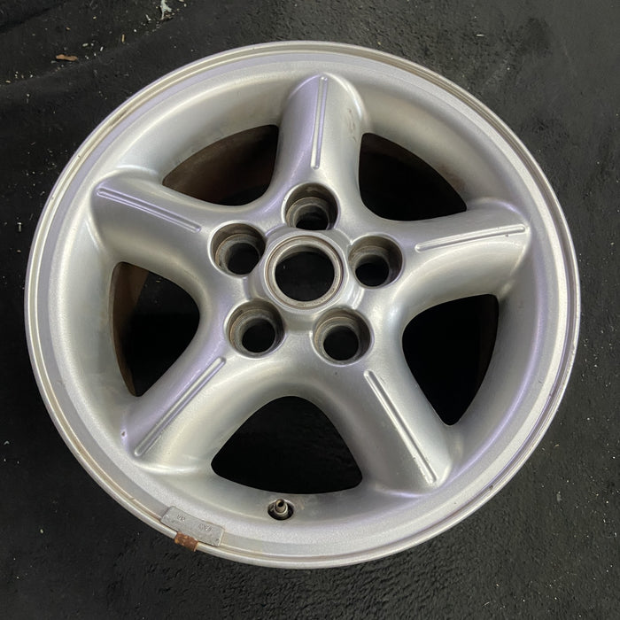 16" LAND ROVER 02 , alloy , 16x8 , 5 grooved spokes Original OEM Wheel Rim