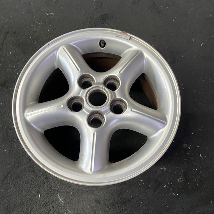 16" LAND ROVER 02 , alloy , 16x8 , 5 grooved spokes Original OEM Wheel Rim