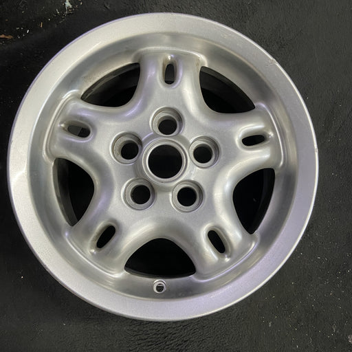 16" RANGE ROVER 98 16x8 , w/cut out holes Original OEM Wheel Rim - Angle View