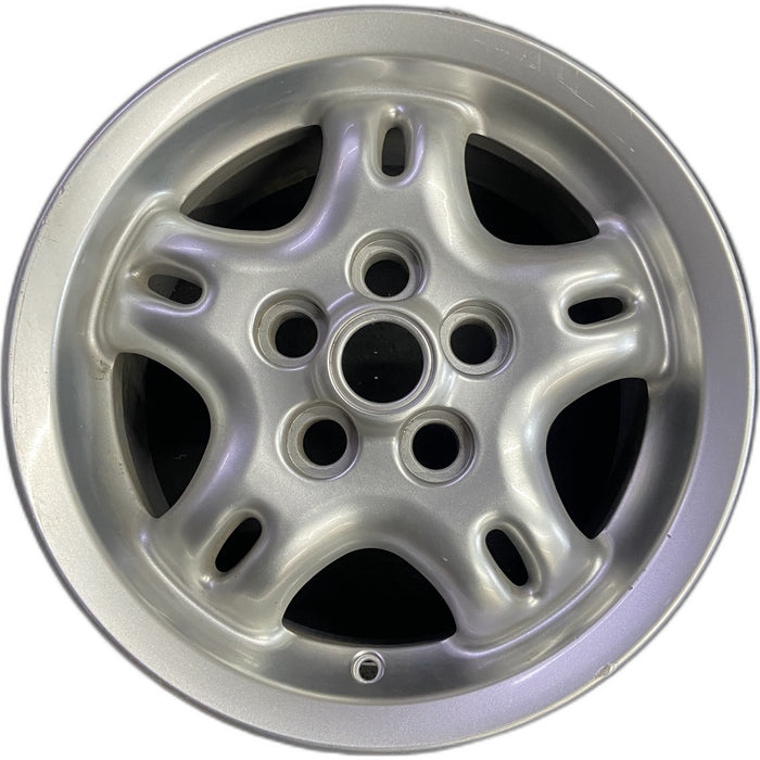 16" RANGE ROVER 98 16x8 , w/cut out holes Original OEM Wheel Rim - Front View