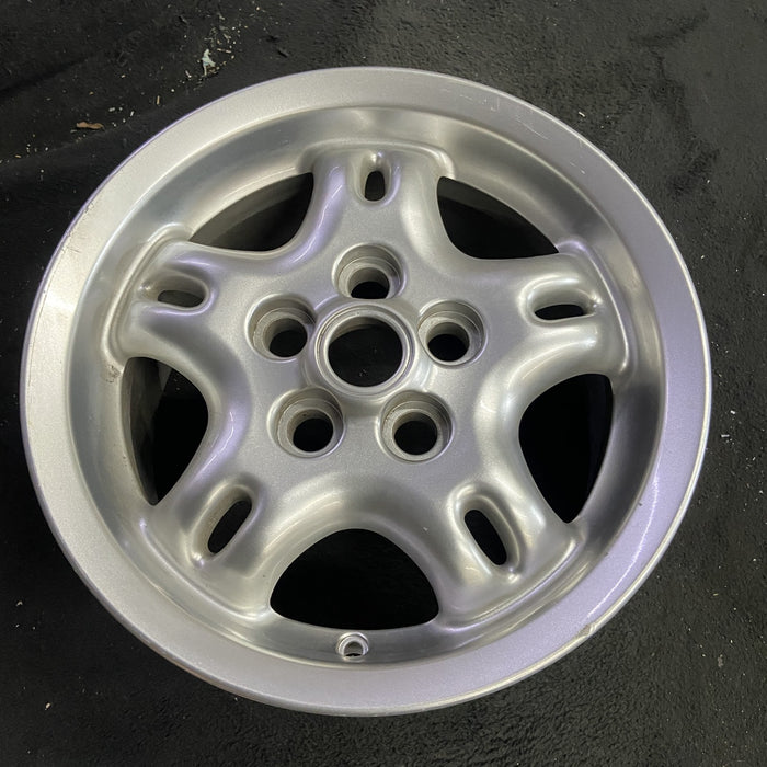 16" RANGE ROVER 98 16x8 , w/cut out holes Original OEM Wheel Rim - Side Profile