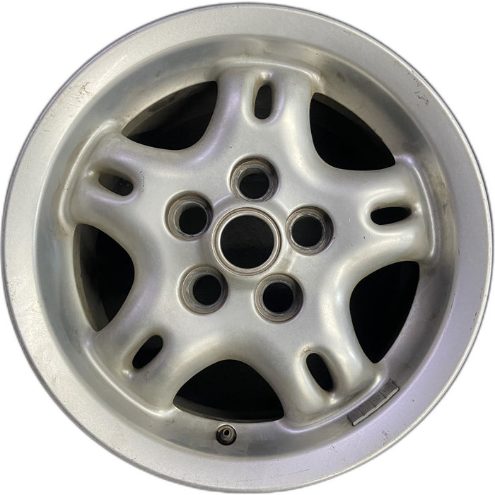 16" RANGE ROVER 98 16x8 , w/cut out holes Original OEM Wheel Rim - Front View