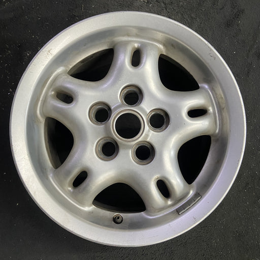 16" RANGE ROVER 98 16x8 , w/cut out holes Original OEM Wheel Rim - Angle View