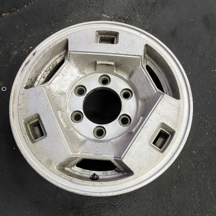 15" NISSAN PICKUP 86 D21, 4x4, 15x7 , front Original OEM Wheel Rim - Side Profile