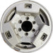 15" NISSAN PICKUP 86 D21, 4x4, 15x7 , front Original OEM Wheel Rim - Front View