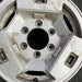 15" NISSAN PICKUP 86 D21 4x4 15x7 alloy frt Original OEM Wheel Rim - Angle View