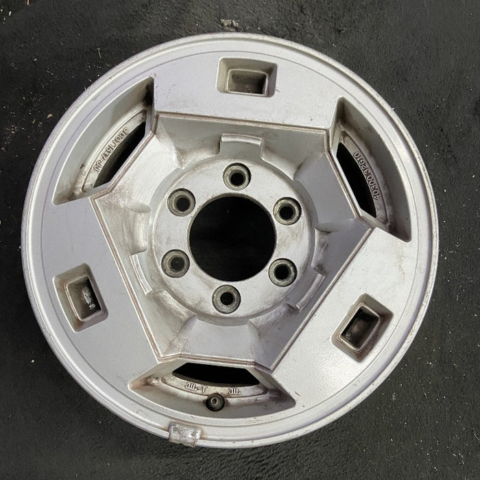 15" NISSAN PICKUP 86 D21 4x4 15x7 alloy frt Original OEM Wheel Rim - Front View