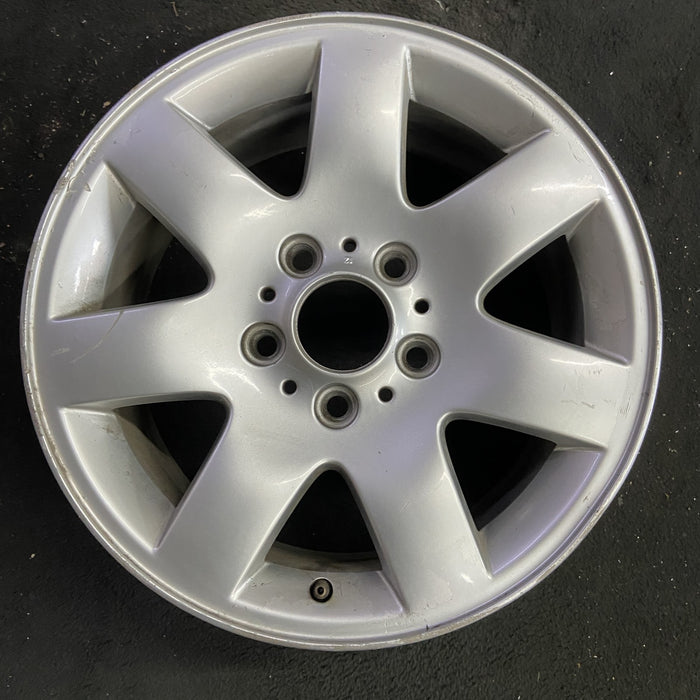 16" BMW 320i 01-05 , 16x7, alloy, 7 spoke, flat spoke Original OEM Wheel Rim