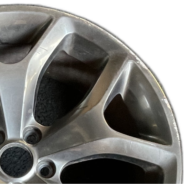 20" CHALLENGER 15-17 20x8 aluminum 5 Y spoke polished with silver pockets satin carb Original OEM Wheel Rim