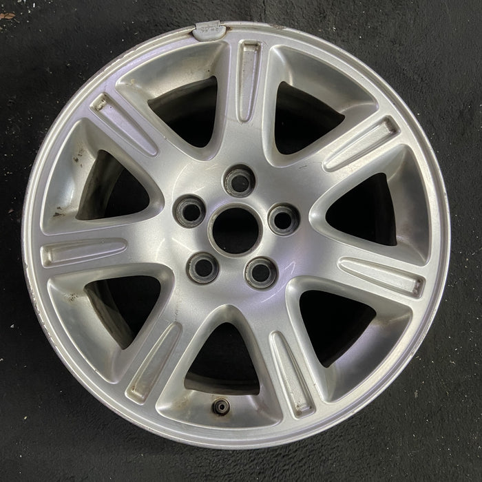 16" S TYPE 03 , from VIN M45255, 16x7.5, 7 spoke Original OEM Wheel Rim - Angle View