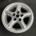 16" LAND ROVER 02 , alloy , 16x8 , 5 grooved spokes Original OEM Wheel Rim - Side Profile