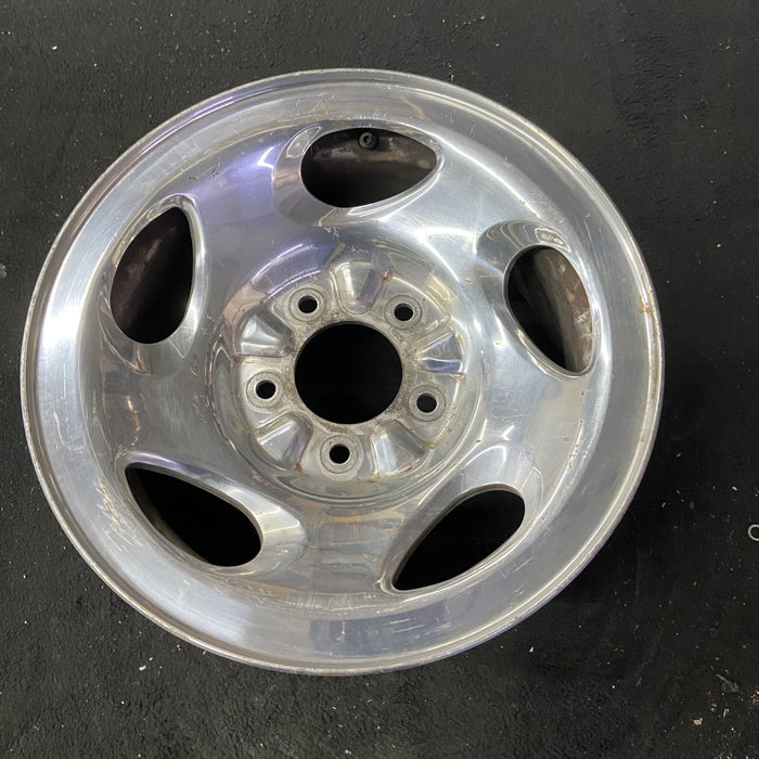 16" FORD F150 PICKUP 00 12mm lugs , 16x7, aluminum, 5 ovals spokes Original OEM - Close-Up Detail