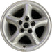 16" LAND ROVER 02 , alloy , 16x8 , 5 grooved spokes Original OEM Wheel Rim - Front View
