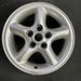 16" LAND ROVER 02 , alloy , 16x8 , 5 grooved spokes Original OEM Wheel Rim - Angle View