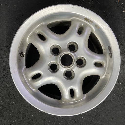 16" RANGE ROVER 98 16x8 , w/cut out holes Original OEM Wheel Rim - Angle View
