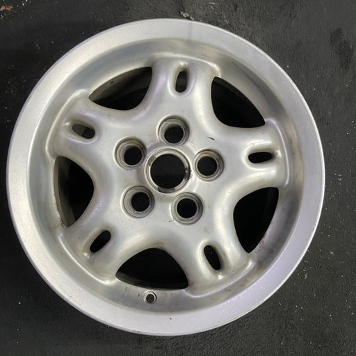 16" RANGE ROVER 98 16x8 , w/cut out holes Original OEM Wheel Rim - Angle View