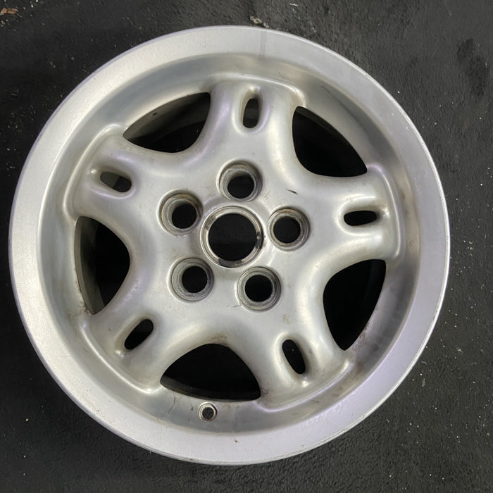 16" RANGE ROVER 98 16x8 , w/cut out holes Original OEM Wheel Rim - Angle View