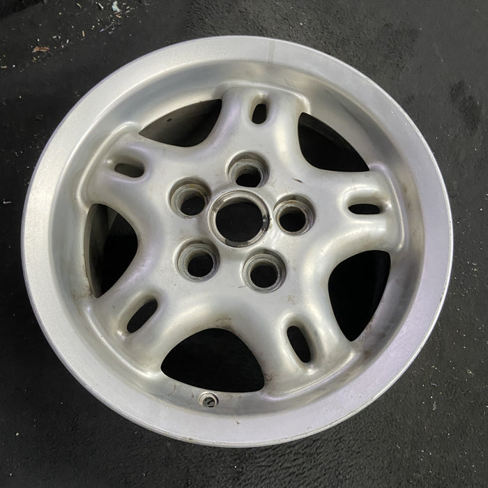 16" RANGE ROVER 98 16x8 , w/cut out holes Original OEM Wheel Rim - Side Profile