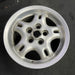 16" RANGE ROVER 98 16x8 , w/cut out holes Original OEM Wheel Rim - Side Profile