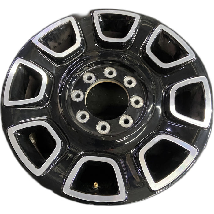 20" FORD F250SD PICKUP 23-25 20x8, , solid spoke, black, slotted spoke Original - Front View