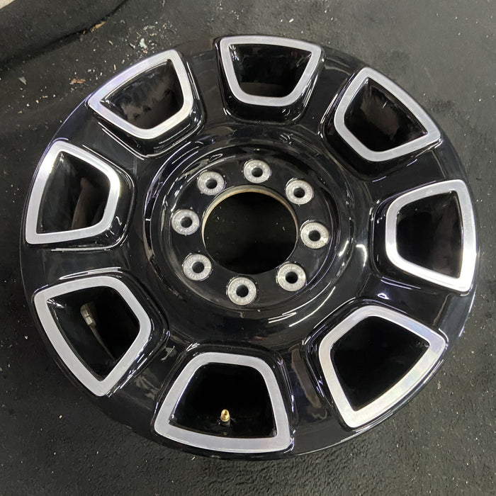 20" FORD F250SD PICKUP 23-25 20x8, , solid spoke, black, slotted spoke Original - Angle View