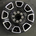 20" FORD F250SD PICKUP 23-25 20x8, , solid spoke, black, slotted spoke Original - Side Profile