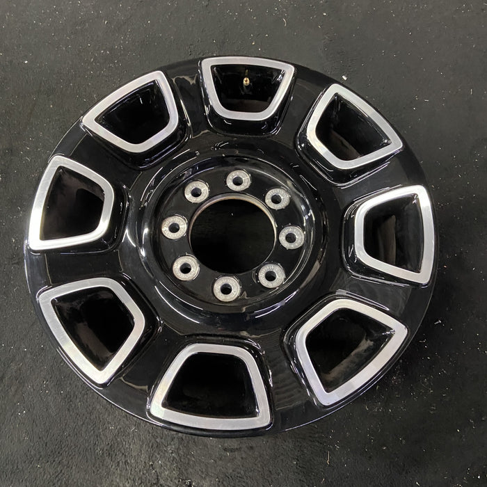 20" FORD F250SD PICKUP 23-25 20x8, , solid spoke, black, slotted spoke Original - Close-Up Detail