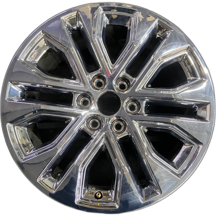 20" FORD F150 PICKUP 24-25 20x8.5, , split spoke, , chrome Original OEM Wheel - Front View