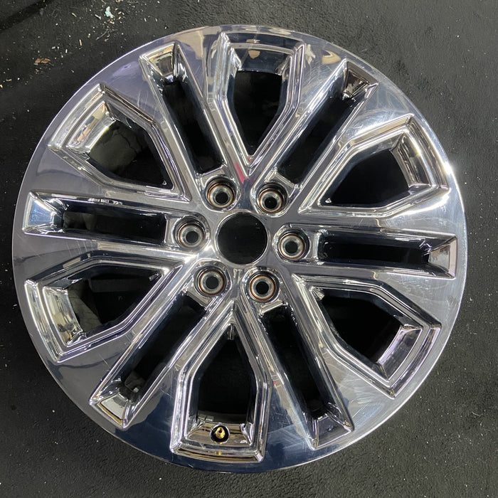20" FORD F150 PICKUP 24-25 20x8.5, , split spoke, , chrome Original OEM Wheel - Angle View