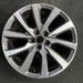 18" MKC 19 18x8 , 10 spoke, machined face with pockets Original OEM Wheel Rim - Angle View