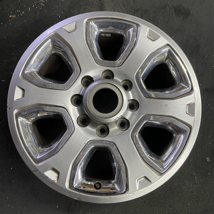 20" DODGE 2500 PICKUP 14 20x8 6 spoke w/chrome inserts opt WRJ Original OEM - Front View