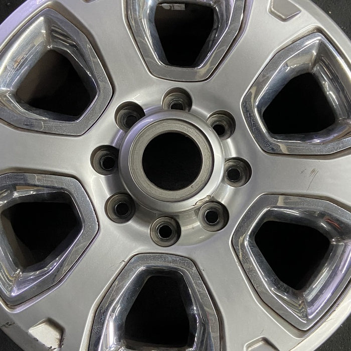 20" DODGE 2500 PICKUP 14 20x8 6 spoke w/chrome inserts opt WRJ Original OEM - Angle View