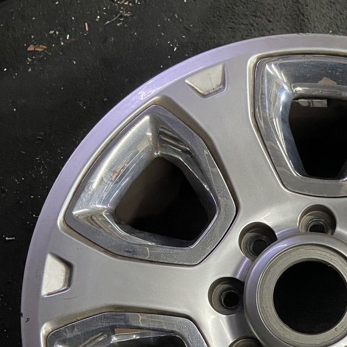 20" DODGE 2500 PICKUP 14 20x8 6 spoke w/chrome inserts opt WRJ Original OEM - Side Profile
