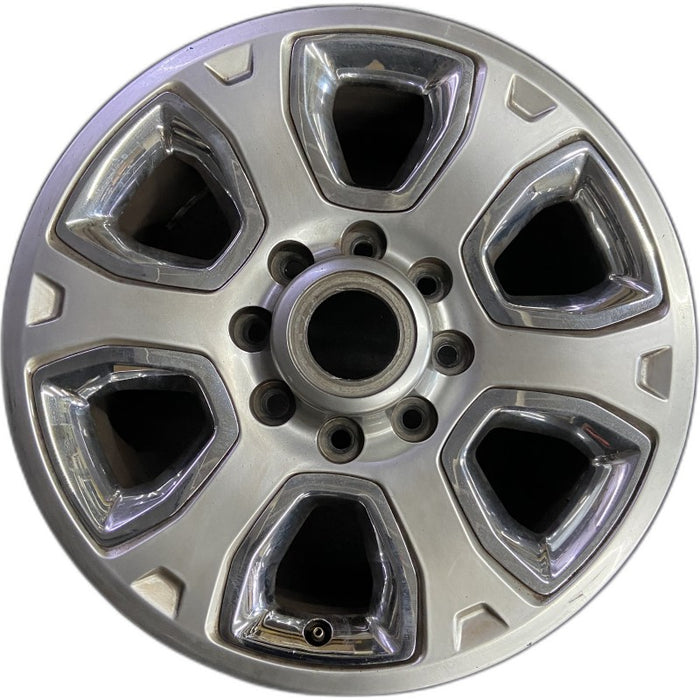 20" DODGE 2500 PICKUP 14 20x8 6 spoke w/chrome inserts opt WRJ Original OEM - Front View