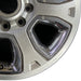 20" DODGE 2500 PICKUP 14 20x8 6 spoke w/chrome inserts opt WRJ Original OEM - Close-Up Detail