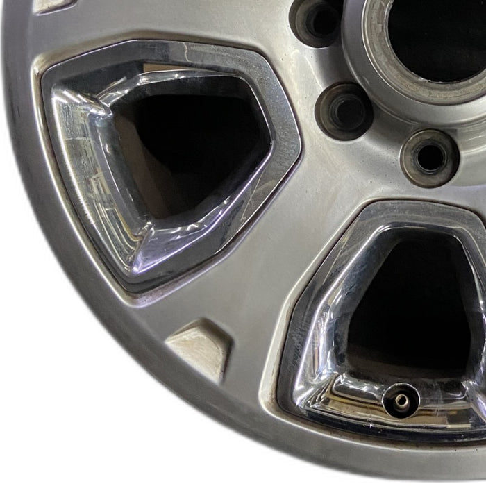 20" DODGE 2500 PICKUP 14 20x8 6 spoke w/chrome inserts opt WRJ Original OEM - Back View