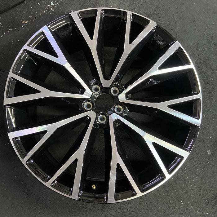 22" VOLVO XC60 18-20 22x9 , 10 Y spoke Original OEM Wheel Rim - Angle View
