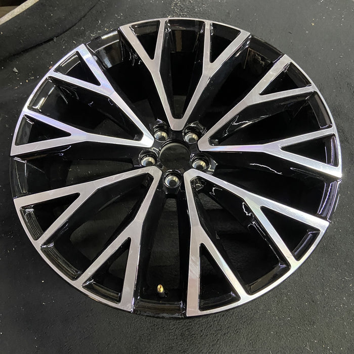 22" VOLVO XC60 18-20 22x9 , 10 Y spoke Original OEM Wheel Rim - Side Profile