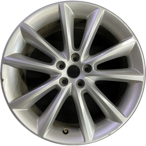19" XF 16-18 19x8 , 10 spoke Original OEM Wheel Rim - Front View