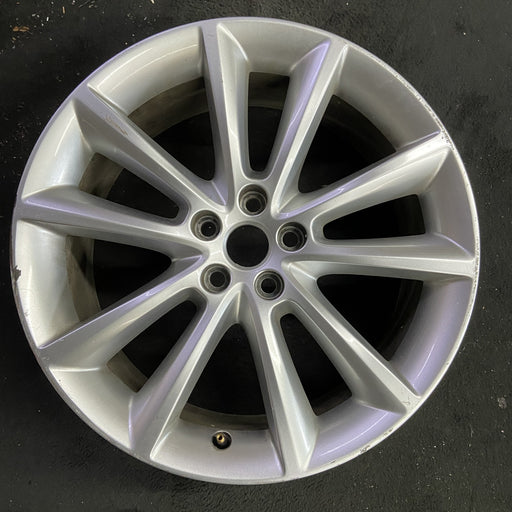 19" XF 16-18 19x8 , 10 spoke Original OEM Wheel Rim - Angle View